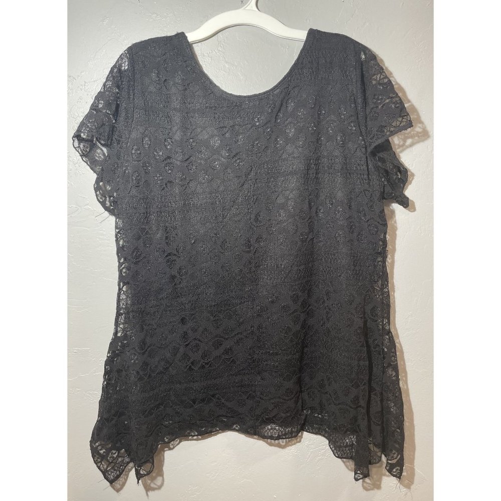 shannon ford new york black lace top